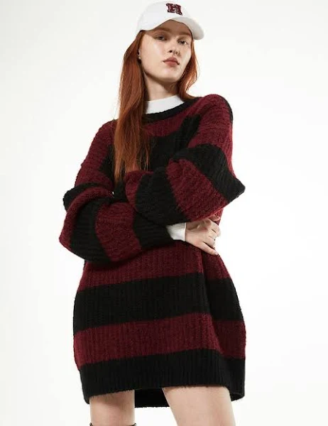 H&M Oversized Rib-Knit Jumper (XS) by Myntra